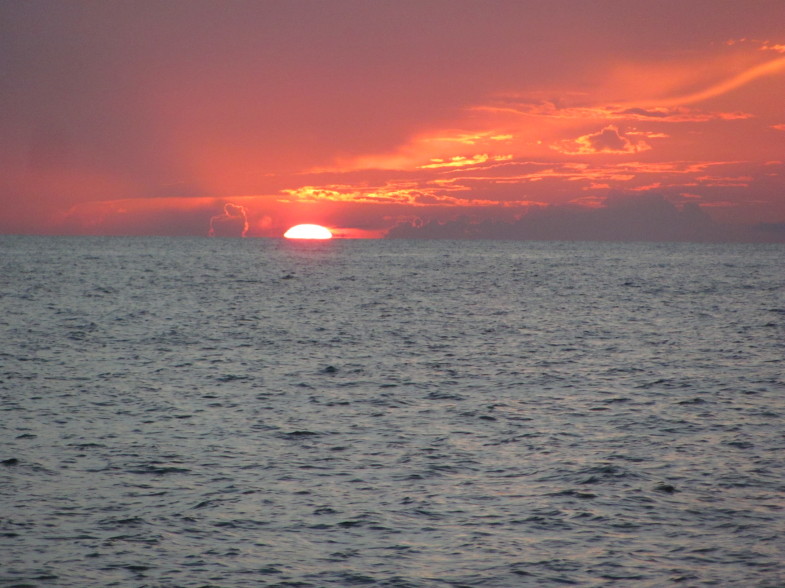 Sunset over the Gulf